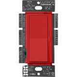 Lutron DVSCCL-153P-SR Diva LED + Dimmer Switch for Dimmable LED Bulbs, 150-Watt/Single-Pole or 3-Way, Signal Red Finish