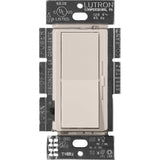 Lutron DVSCCL-253P-TP Diva LED + Dimmer Switch for Dimmable LED & Incandescent Bulbs, 250-Watt/Single-Pole or 3-Way, Taupe Finish