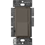 Lutron DVSCLV-103P-TF Diva Magnetic Low-Voltage Dimmer - 3-Way - 800W Max - Truffle Finish