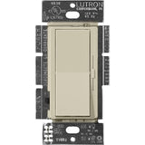 Lutron DVSCLV-10P-CY Diva Magnetic Low-Voltage Dimmer - Single Pole - 800W Max - 8A - Clay Finish