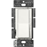 Lutron DVSCLV-10P-GL Diva Magnetic Low-Voltage Dimmer - Single-Pole - Glacier White Finish