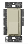 Lutron DVSCRP-253P-CY Diva Reverse-phase Elv Dimmer For Led/inc/hal/cfl - Single-pole / 3-way - Clay Finish