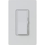 Lutron DVSCSTV-PD Diva Satin Dimmer Switch 0-10V LED/Fluorescent Fixtures Single-Pole/3Way Preset Dimmer, 50 mA Max Control Current, 8A load, Palladium Finish