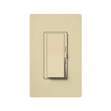 Lutron DVSTV-IV Diva Dimmer Switch For 0-10V LED/Fluorescent Fixtures W/Single-Pole or 3-Way, 8-Amp, Ivory Finish