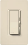 Lutron DVSTV-LA Diva Dimmer Switch For 0-10V LED/Fluorescent Fixtures W/Single-Pole or 3-Way, 8-Amp, Light Almond Finish