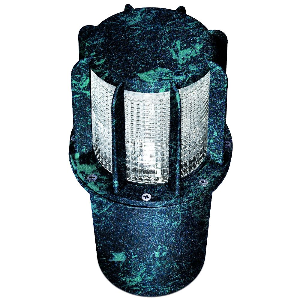 Dabmar Lighting DW15-VG LED Cast Aluminum In-Ground Well Light, Verde Green Finish