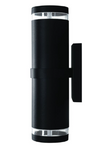 Dabmar Lighting DW3560-B Cast Aluminum Up and Down Wall Fixture, E26, No Lamp, Black Finish