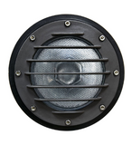 Dabmar Lighting DW4701-L12-RGBW-B Cast Aluminum In-Ground Well Light w/ Grill, E26, Color Temperature RGBW, Black Finish