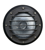 Dabmar Lighting DW4701-L15-RGBW-B Cast Aluminum In-Ground Well Light w/ Grill, E26, Color Temperature RGBW, Black Finish
