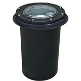 Dabmar Lighting DW4751-B Cast Aluminum In-Ground Well Light W/ PVC Sleeve, Black Finish