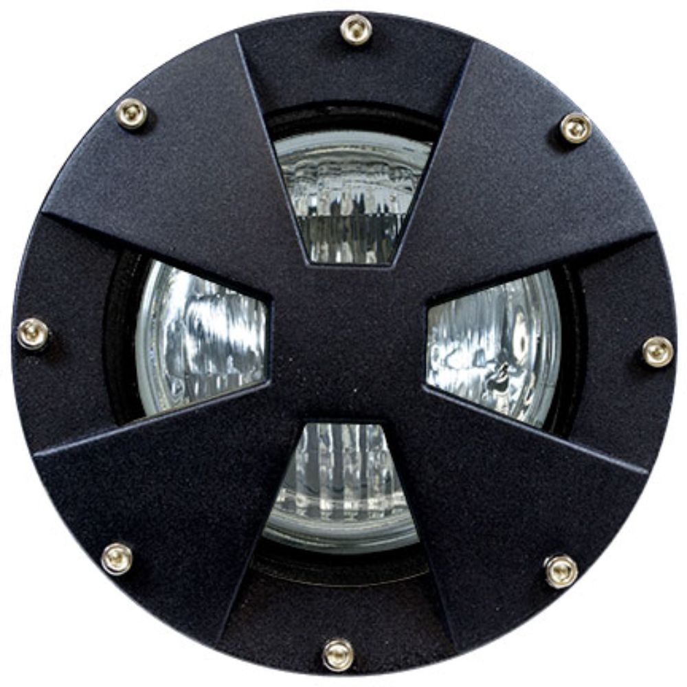 Dabmar Lighting DW4780-B LED Medium Drive Over Well Light W/ Sleeve, PAR38, 120V, Black Finish