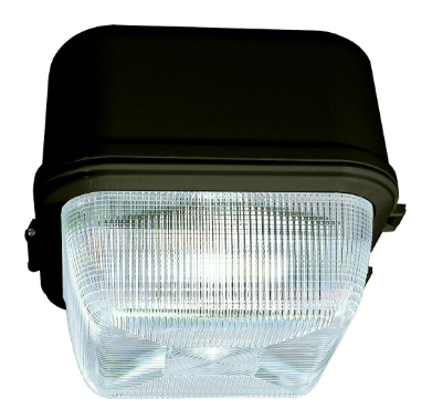 Dabmar Lighting DW8860-BZ Steel Medium Square Surface Mounted Ceiling Fixture, G24, No Lamp, Bronze Finish