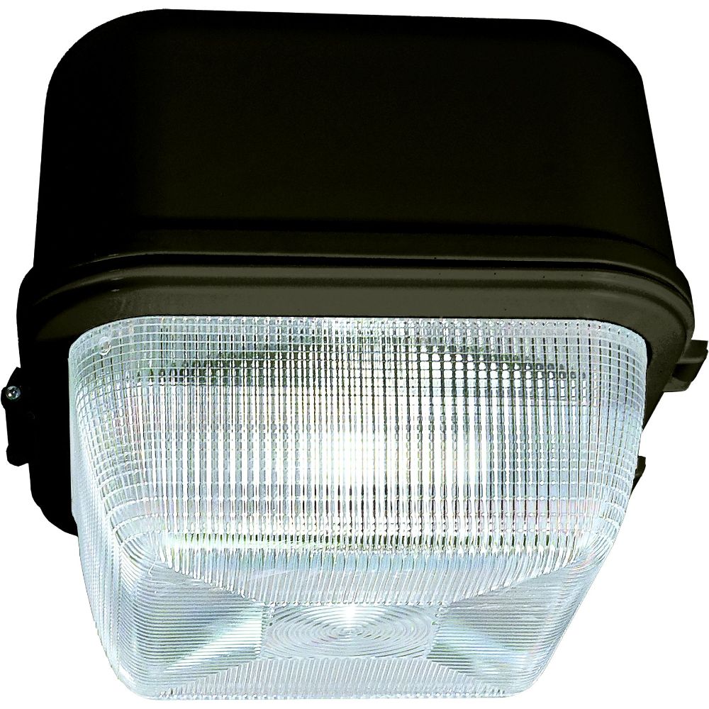 Dabmar Lighting DW8860-L20-50K-BZ LED Steel Medium Square Surface Mounted Ceiling Fixture, G24, 120V, Color Temperature 5000K, Bronze Finish