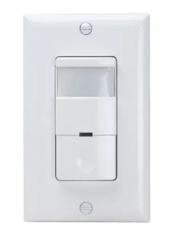 Enerlites DWOS-1277-W Occupancy/ Vaccancy Motion Sensor Single Pole In-Wall Switch, White