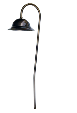 Dabmar Lighting LV112-L3-AMB-ABS Brass Open Lamp G4 LED Path Light Amber, Wattage 3W, Voltage 12V, Antique Brass Finish