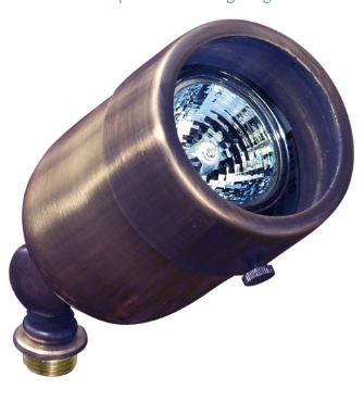 Dabmar Lighting LV29-L7-65K-ABZ Modern LED Exterior Landscape Spot Light, Wattage 7W, Voltage 12V, Color Temperature 6500K, Antique Bronze Finish