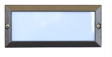 Dabmar Lighting LV602-L6-AMB-BZ Cast Aluminum Open Face Step Light G4 2X LED Amber, Wattage 3W, Voltage 12V, Bronze Finish