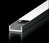 Diode LED DI-CPCHB-SL-FRT-48 48" Slim Channel Bundle For LED Tape Light Aluminum Finish, Architectural Frosted Lens, End Caps