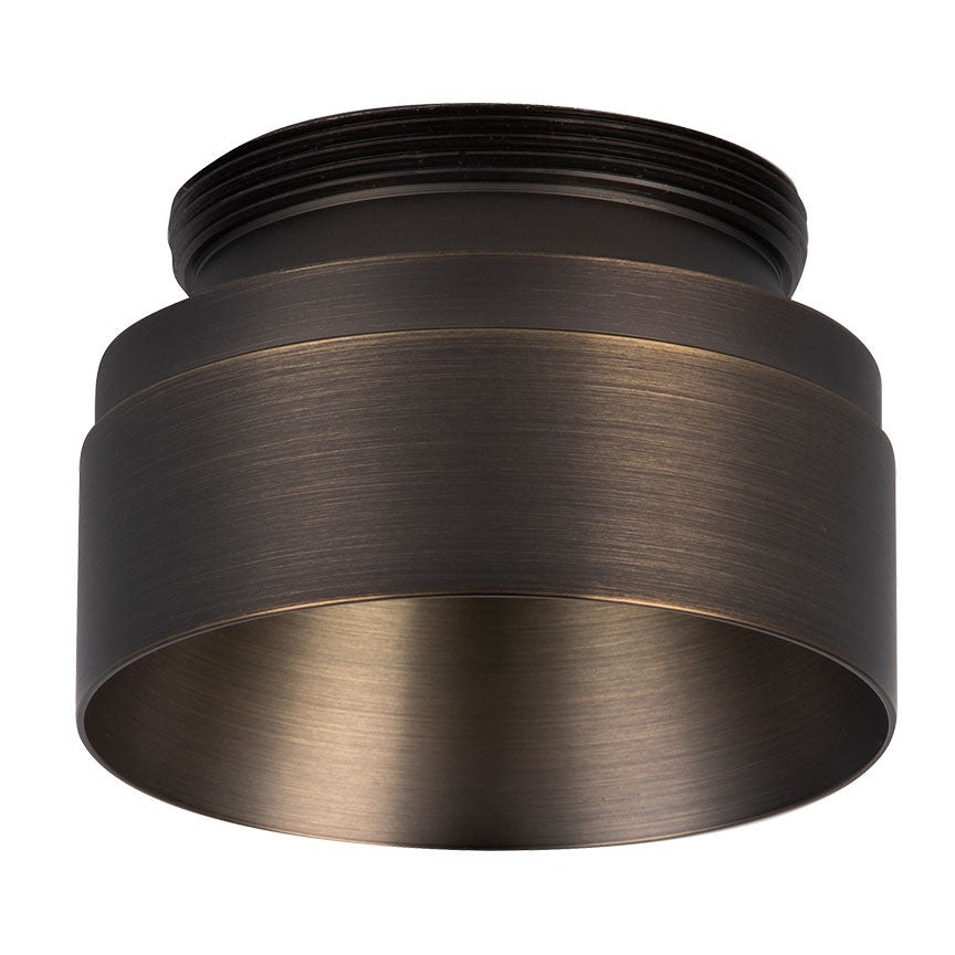 CSL Lighting BZL-3-DR-DB Luxe 3" Deep Regress Bezel With Distressed Bronze Finish