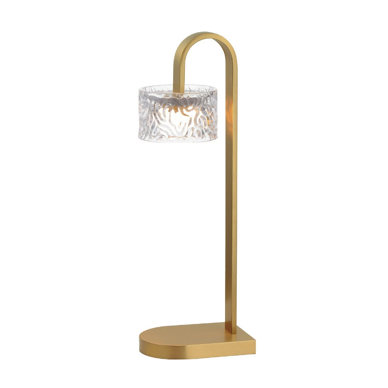 ET2 Contemporary Lighting E11087-124NAB 22" 1-Light Tall LED Table Lamp - CCT: 3000K - Finish: Natural Aged Brass