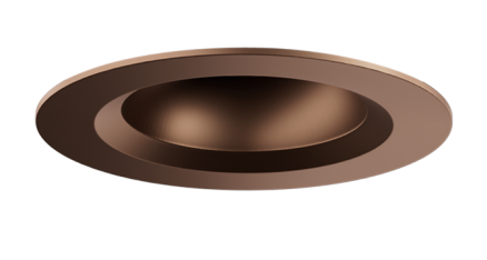 Elco Lighting E1AK02F27BZ 1" Round Recessed Architectural Oak™ Downlight, Color Temperature 2700K, Luumens 850 lm , Beam Angle 38° All Bronze