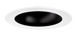 Elco Lighting E1AK02F27B 1″ Round Recessed Architectural Oak™ Downlight, Color Temperature 2700K, Lumens 850 lm, Beam Angle 38°, Black with White Trim