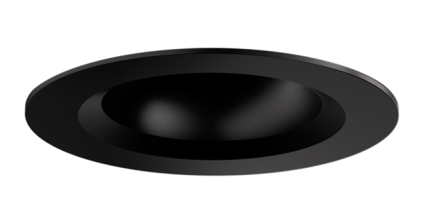 Elco Lighting E1AK02WF27BB 1″ Round Recessed Architectural Oak™ Downlight, Color Temperature 2700K, Lumens 850 lm , Beam Angle 50°, All Black