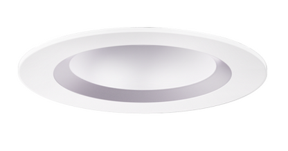Elco Lighting E1AK02F30H 1" Round Recessed Architectural Oak™ Downlight, Color Temperature 3000K, Lumens 900 lm , Beam Angle 38° Haze with White Trim