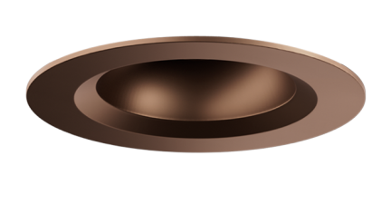 Elco Lighting E1AK02F35BZ 1″ Round Recessed Architectural Oak™ Downlight, Color Temperature 3500K, Lumens 950 lm , Beam Angle 38°, All Bronze