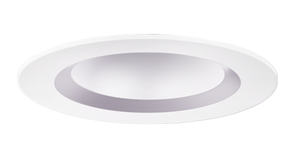 Elco Lighting E1AK02WFSDH 1" Round Recessed Architectural Oak™ Downlight, Color Temperature SunsetK, Lumens 850 lm , Beam Angle 50° Haze with White Trim