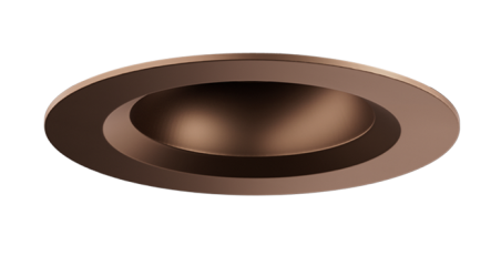 Elco Lighting E1AK02FSDBZ 1″ Round Recessed Architectural Oak™ Downlight, Color Temperature SunsetK, Lumens 850 lm , Beam Angle 38°, All Bronze