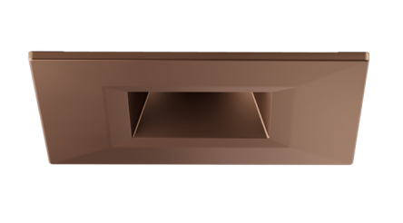 Elco Lighting E1AK12F30BZ 1″ Square Recessed Architectural Oak™ Downlight, Color Temperature 3000K, Lumens 900 lm , Beam Angle 38°, All Bronze