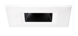Elco Lighting E1AK12WFSDB 1″ Square Recessed Architectural Oak™ Downlight, Color Temperature SunsetK, Lumens 850 lm , Beam Angle 50°, Black with White Trim
