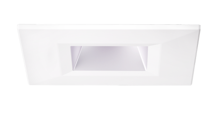 Elco Lighting E1AK12WFSDH 1″ Square Recessed Architectural Oak™ Downlight, Color Temperature SunsetK, Lumens 850 lm , Beam Angle 50°, Haze with White Trim