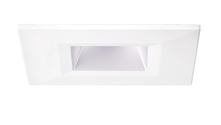 Elco Lighting E1AK12F30H 1″ Square Recessed Architectural Oak™ Downlight, Color Temperature 3000K, Lumens 900 lm , Beam Angle 38°, Haze with White Trim