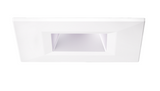 Elco Lighting E1AK12F27H 1″ Square Recessed Architectural Oak™ Downlight, Color Temperature 2700K, Lumens 850 lm , Beam Angle 38°, Haze with White Trim