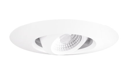Elco Lighting E1AK32WF30W 1″ Round Gimbal Recessed Architectural Oak™ Adjustable, Color Temperature 3000K, Lumens 900 lm, Beam Angle 50°, All White