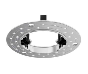 Elco Lighting E1AK61F35B 1″ Round Architectural Oak™ Trimless Downlight, Color Temperature 3500K, Lumens 950 lm, Beam Angle 38°, All Black