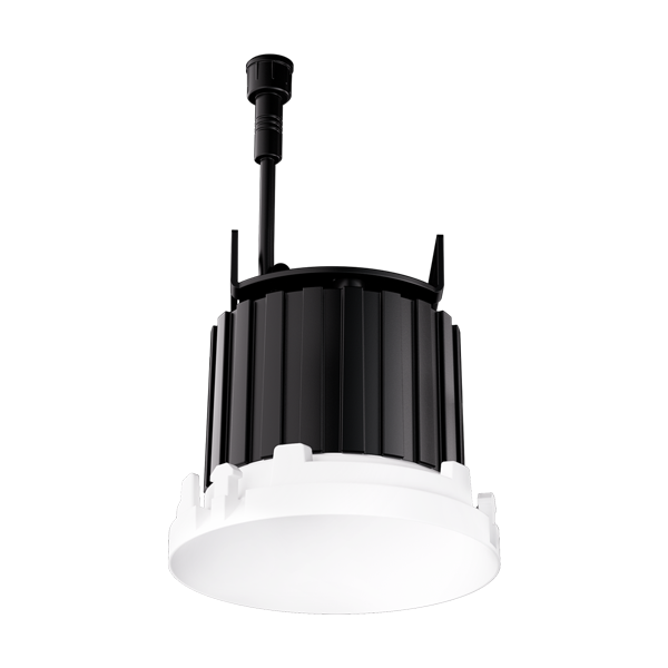 Elco Lighting E1AK61F27BZ 1" Round Architectural Oak™ Trimless Downlight, CCT 2700K, 850 lm, Beam Angle 38° All Bronze Finish
