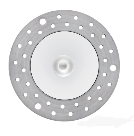 Elco Lighting E1AK61WF27W 1" Round Architectural Oak™ Trimless Downlight, Color Temperature 2700K, Lumens 850 lm, Beam Angle 50° All White