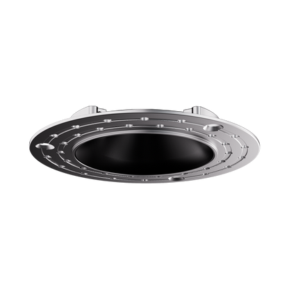 Elco Lighting E1AK61FSDBB 1" Round Architectural Oak™ Trimless Downlight - Sunset Color Temp. - Beam Angle 38° - Black
