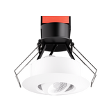 Elco Lighting E1L32NF40W 1" Round Recessed Adjustable Oak™ Gimbal - 6.1Watts - Beam Angle 28° - 4000K Color Temp. - White