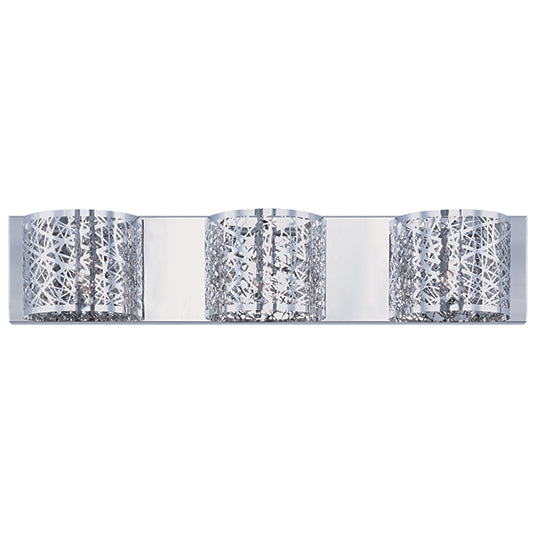 ET2 Contemporary Lighting E21316-10PC Inca 3-Light Wall Mount Light - Finish: Polished Chrome
