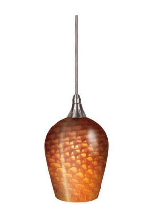 Elco Lighting E21AT GU5.3 Bi-Pin Low Voltage Pendant, Wattage 50W, Voltage 12V, Athena Finish
