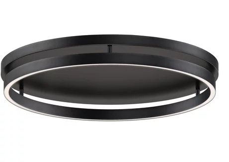 ET2 Contemporary Lighting E22720-BK Groove WiZ LED 24.5 inch Black Flush Mount Ceiling Light