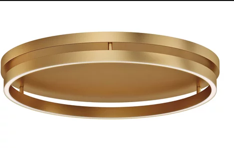 ET2 Contemporary Lighting E22720-GLD Groove WiZ LED 24.5 inch Gold Flush Mount Ceiling Light