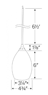 Elco Lighting E22AU GU5.3 Bi-Pin Low Voltage Pendant, Wattage 50W, Voltage 12V, Autumn Finish