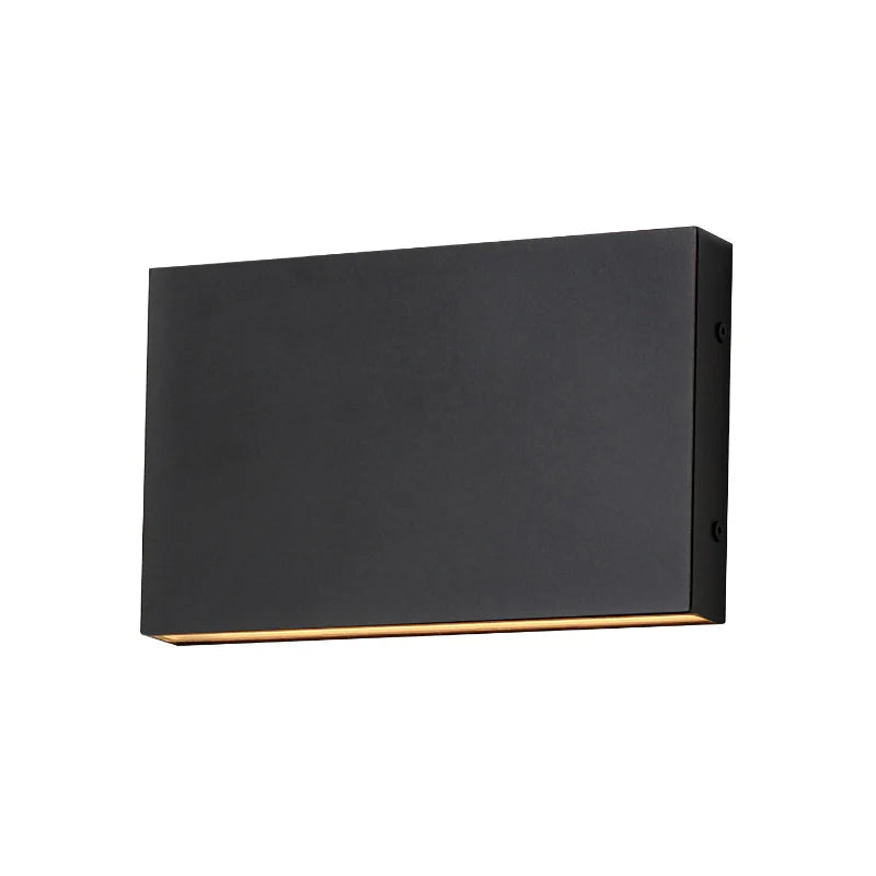 ET2 Contemporary Lighting E23211-BK 12" Brik LED Outdoor Wall Sconce Integrated Light - Finish: Black