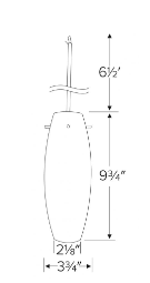 Elco Lighting E23FR GU5.3 Bi-Pin Low Voltage Pendants, Wattage 50W, Voltage 12V, Frost Finish