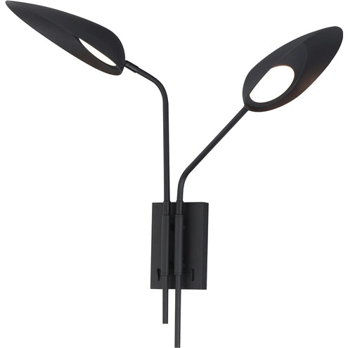 ET2 Contemporary Lighting E24092-BK Marsh LED 33.25 inch Black Wall Sconce Wall Light